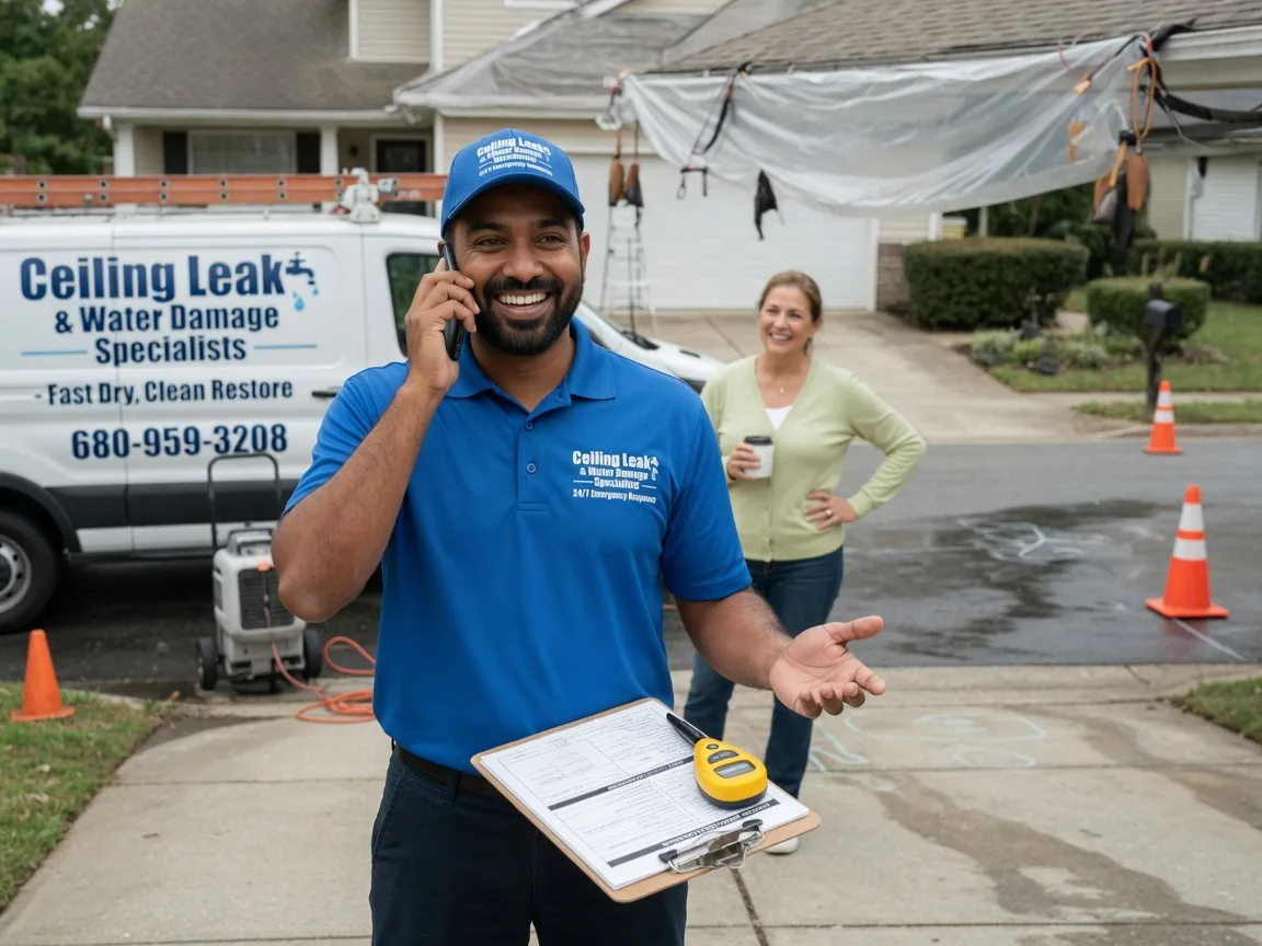 Ceiling Leak Cleanup Elvaston, IL FAQs